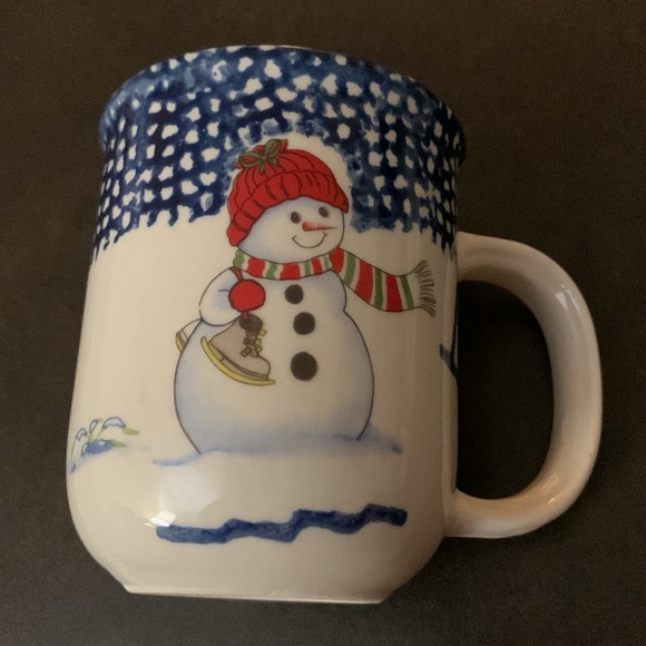 Thomson Pottery Snowman ⛄️ Mug EUC - Picture 2 of 4
